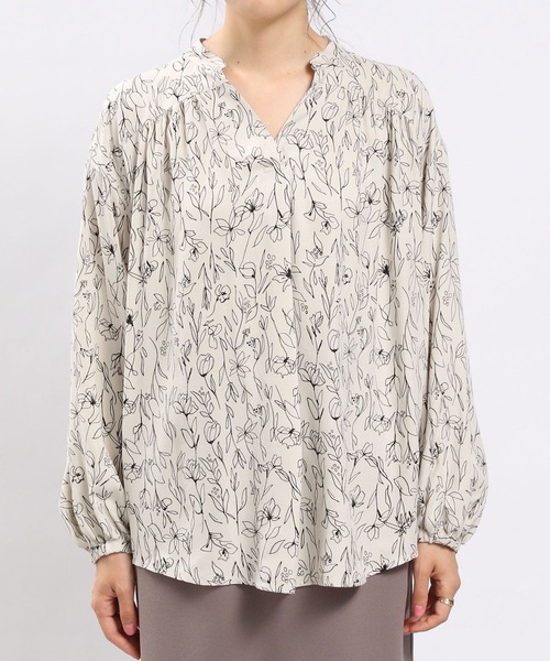 GLOBAL WORK Smile Seed Store(グローバルワーク スマイルシードストア)の「レーヨンスキッパーブラウス/965458(シャツ/ブラウス・レディース・チャコール/グレー系その他/杢グレー/グレー系その他6/グレー・X-LARGE/SMALL/MEDIUM/LARGE)」の22枚目の写真
