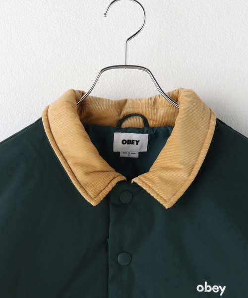 JOINT WORKS（ジョイントワークス）の「【OBEY / オベイ】 WHISPERS JACKET（その他アウター・メンズ・グレー/グリーン・MEDIUM/LARGE）」の4枚目の写真