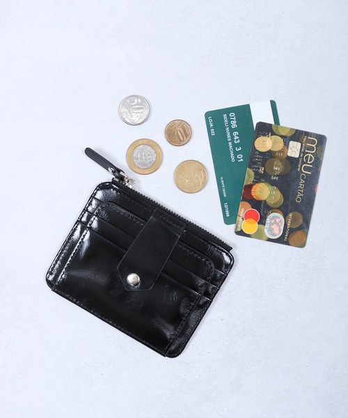 1004ST（イチマルマルヨンエスティ―）の「ミニ財布 コインケース カードケース（コインケース・メンズ・ブラック系/ブラウン/ブラウン系/ブラック/ブラウン系その他/ライトブラウン/ブラック系1/ブラウン系1/ブラウン系2/ブラック系2/ブラウン系3/ブラック系3/ブラック系4・F）」の6枚目の写真