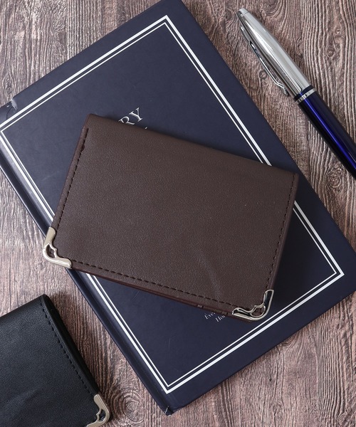 1004ST（イチマルマルヨンエスティ―）の「ミニ財布 コインケース カードケース（コインケース・メンズ・ブラック系/ブラウン/ブラウン系/ブラック/ブラウン系その他/ライトブラウン/ブラック系1/ブラウン系1/ブラウン系2/ブラック系2/ブラウン系3/ブラック系3/ブラック系4・F）」の12枚目の写真