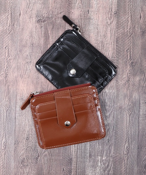 1004ST（イチマルマルヨンエスティ―）の「ミニ財布 コインケース カードケース（コインケース・メンズ・ブラック系/ブラウン/ブラウン系/ブラック/ブラウン系その他/ライトブラウン/ブラック系1/ブラウン系1/ブラウン系2/ブラック系2/ブラウン系3/ブラック系3/ブラック系4・F）」の13枚目の写真