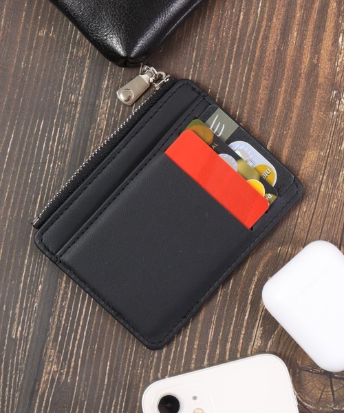 1004ST（イチマルマルヨンエスティ―）の「ミニ財布 コインケース カードケース（コインケース・メンズ・ブラック系/ブラウン/ブラウン系/ブラック/ブラウン系その他/ライトブラウン/ブラック系1/ブラウン系1/ブラウン系2/ブラック系2/ブラウン系3/ブラック系3/ブラック系4・F）」の2枚目の写真