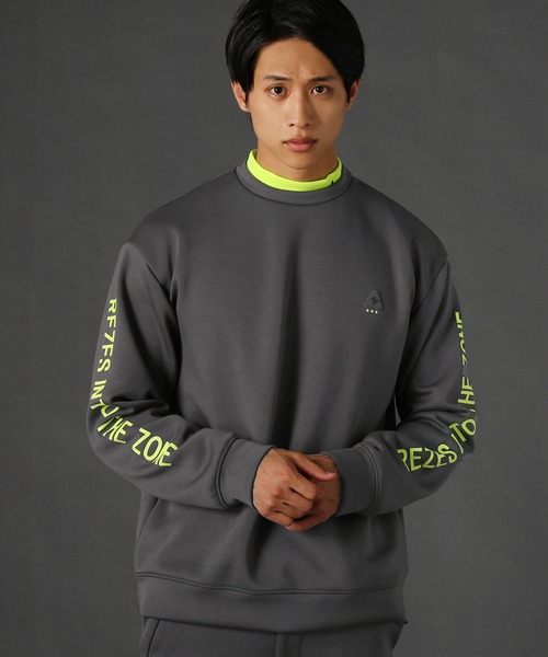 REZES(レジェス)の「ストレッチポンチ長袖プルオーバー(スウェット・メンズ・チャコール/カーキ/ブラック・M/XL/L)」の13枚目の写真