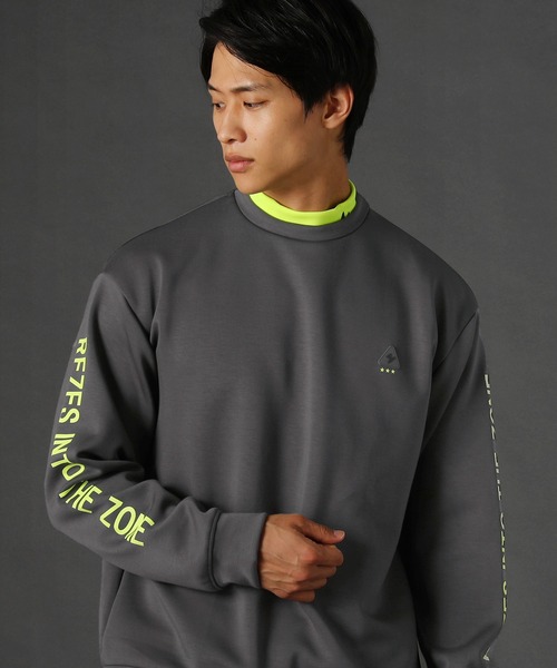 REZES(レジェス)の「ストレッチポンチ長袖プルオーバー(スウェット・メンズ・チャコール/カーキ/ブラック・M/XL/L)」の14枚目の写真