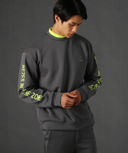 REZES(レジェス)の「ストレッチポンチ長袖プルオーバー(スウェット・メンズ・チャコール/カーキ/ブラック・M/XL/L)」の15枚目の写真