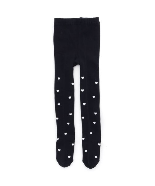apres les cours(アプレレクール)の「花柄・ハート柄タイツ(タイツ/ストッキング・キッズ・ブラウン/アイボリー/ネイビー・90/110/100/120/140)」の10枚目の写真