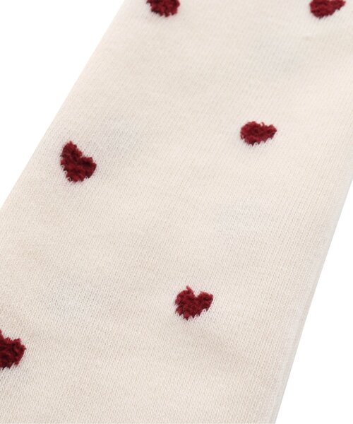 apres les cours(アプレレクール)の「花柄・ハート柄タイツ(タイツ/ストッキング・キッズ・ブラウン/アイボリー/ネイビー・90/110/100/120/140)」の11枚目の写真