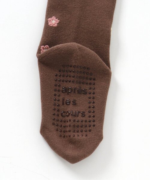 apres les cours(アプレレクール)の「花柄・ハート柄タイツ(タイツ/ストッキング・キッズ・ブラウン/アイボリー/ネイビー・90/110/100/120/140)」の18枚目の写真