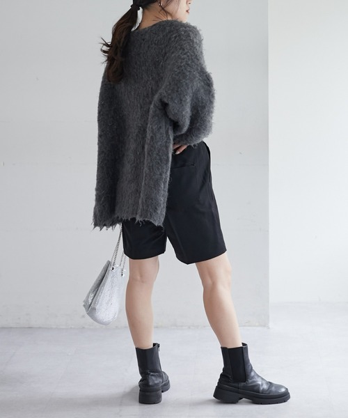CIAOPANIC TYPY(チャオパニックティピー)の「【willow】ウエストデザインショートパンツ(その他パンツ・レディース・グレー/ブラック・ONE SIZE)」の12枚目の写真