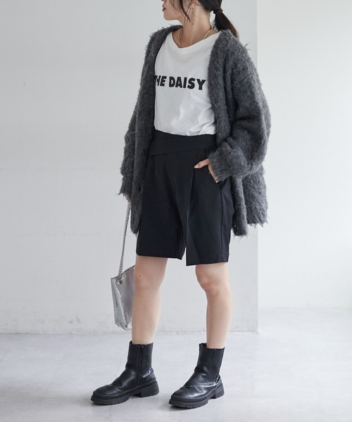 CIAOPANIC TYPY(チャオパニックティピー)の「【willow】ウエストデザインショートパンツ(その他パンツ・レディース・グレー/ブラック・ONE SIZE)」の10枚目の写真