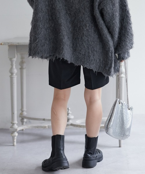 CIAOPANIC TYPY(チャオパニックティピー)の「【willow】ウエストデザインショートパンツ(その他パンツ・レディース・グレー/ブラック・ONE SIZE)」の8枚目の写真