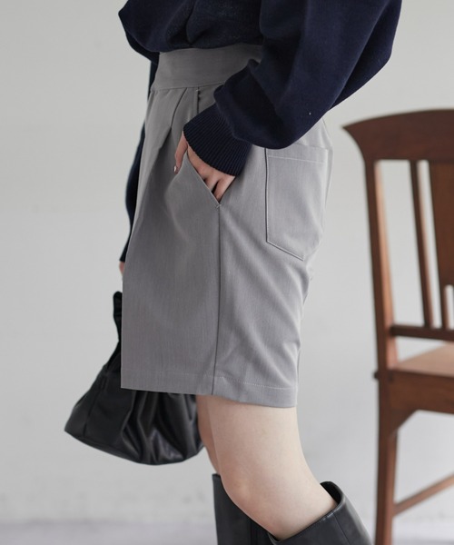 CIAOPANIC TYPY(チャオパニックティピー)の「【willow】ウエストデザインショートパンツ(その他パンツ・レディース・グレー/ブラック・ONE SIZE)」の16枚目の写真