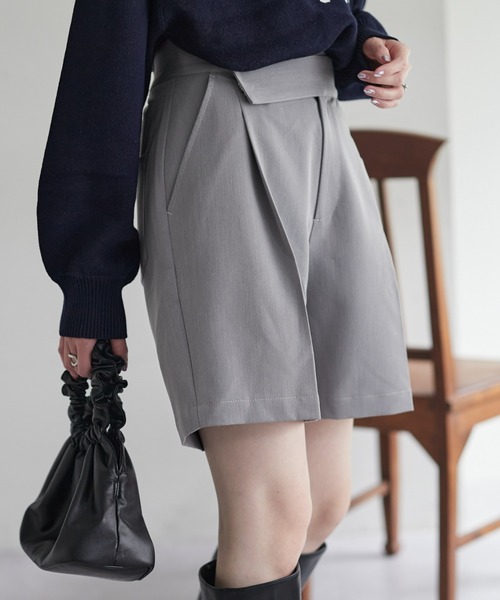 CIAOPANIC TYPY(チャオパニックティピー)の「【willow】ウエストデザインショートパンツ(その他パンツ・レディース・グレー/ブラック・ONE SIZE)」の15枚目の写真