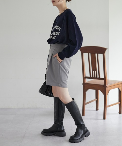 CIAOPANIC TYPY(チャオパニックティピー)の「【willow】ウエストデザインショートパンツ(その他パンツ・レディース・グレー/ブラック・ONE SIZE)」の20枚目の写真