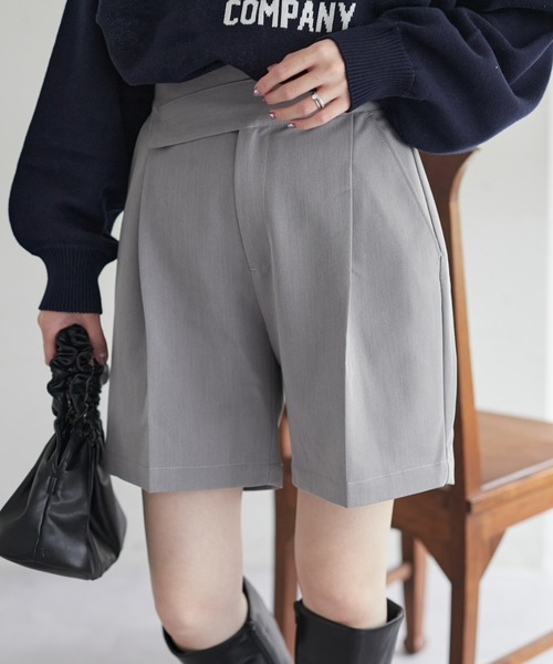 CIAOPANIC TYPY(チャオパニックティピー)の「【willow】ウエストデザインショートパンツ(その他パンツ・レディース・グレー/ブラック・ONE SIZE)」の14枚目の写真