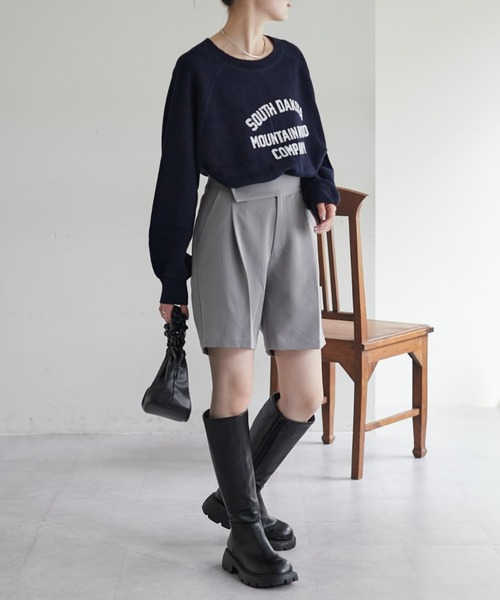 CIAOPANIC TYPY(チャオパニックティピー)の「【willow】ウエストデザインショートパンツ(その他パンツ・レディース・グレー/ブラック・ONE SIZE)」の19枚目の写真