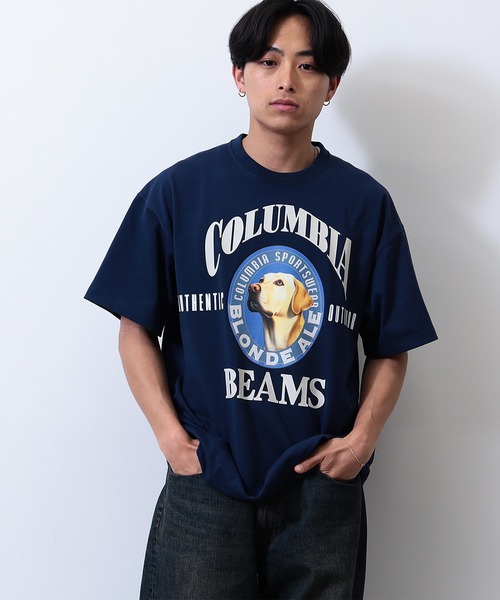 【BEAMS別注】Columbia / GRAPHIC TEE Lサイズ セール】【別注】Columbia / GRAPHIC TEE（Tシャツ/カットソー