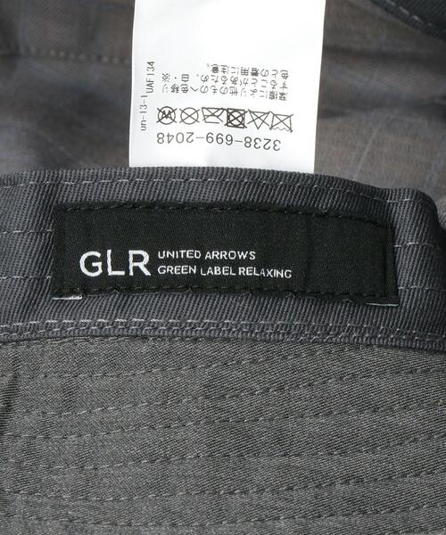 green label relaxing（グリーンレーベルリラクシング）の「GLR TR ツイル ロゴ ハット（ハット・メンズ・ブラック/グレー・FREE）」の9枚目の写真