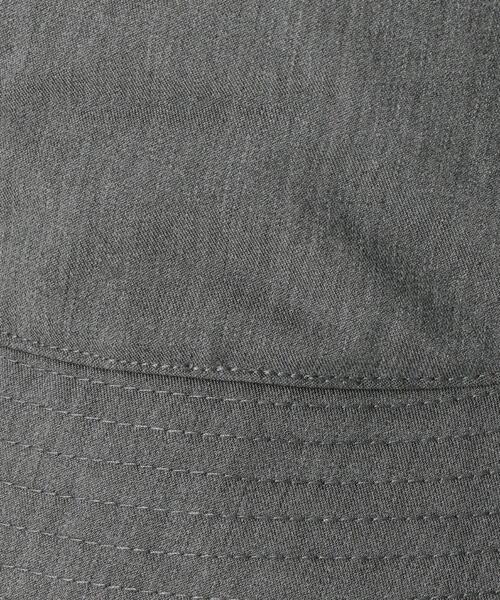 green label relaxing（グリーンレーベルリラクシング）の「GLR TR ツイル ロゴ ハット（ハット・メンズ・ブラック/グレー・FREE）」の10枚目の写真