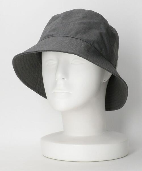 green label relaxing（グリーンレーベルリラクシング）の「GLR TR ツイル ロゴ ハット（ハット・メンズ・ブラック/グレー・FREE）」の13枚目の写真