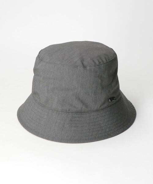 green label relaxing（グリーンレーベルリラクシング）の「GLR TR ツイル ロゴ ハット（ハット・メンズ・ブラック/グレー・FREE）」の15枚目の写真