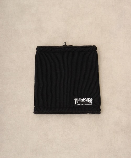 THRASHER(スラッシャー)の「THRASHER LONG KNIT NW(ネックウォーマー/スヌード・メンズ・ブラック・FREE)」の7枚目の写真