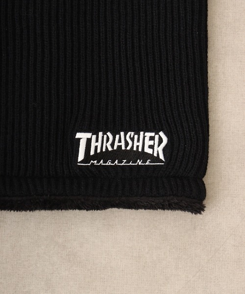 THRASHER(スラッシャー)の「THRASHER LONG KNIT NW(ネックウォーマー/スヌード・メンズ・ブラック・FREE)」の9枚目の写真