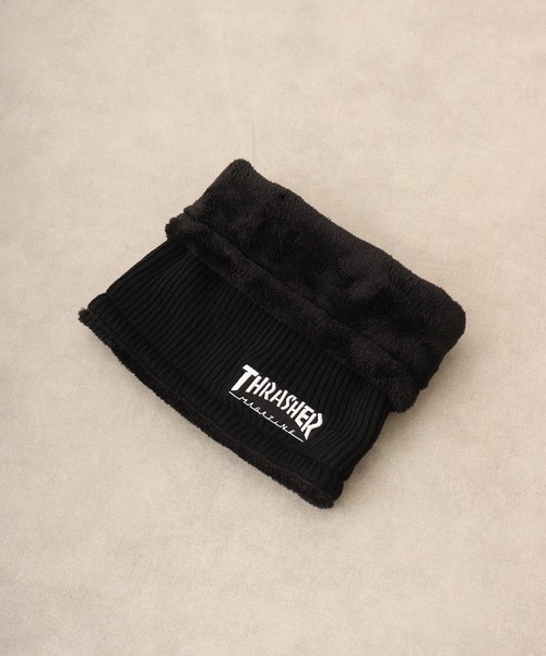 THRASHER(スラッシャー)の「THRASHER LONG KNIT NW(ネックウォーマー/スヌード・メンズ・ブラック・FREE)」の11枚目の写真