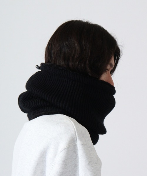 THRASHER(スラッシャー)の「THRASHER LONG KNIT NW(ネックウォーマー/スヌード・メンズ・ブラック・FREE)」の4枚目の写真