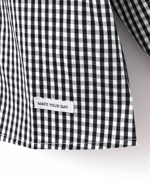 MAKE YOUR DAY（メイクユアデイ）の「スプリングフリルブラウス■80～140cm（シャツ/ブラウス・キッズ・サックスブルー/ブラック/オフホワイト・80/110/90/100/140/130/120）」の19枚目の写真