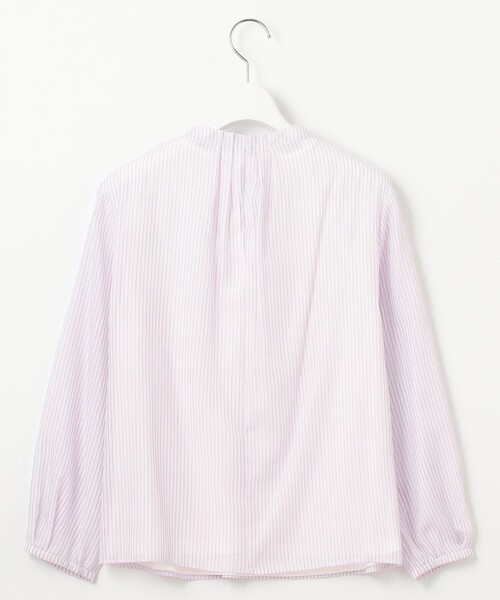 J.PRESS Ladies(J.プレス レディス)の「カチオン ストライプ カットソー(Tシャツ/カットソー・レディース・ホワイト系1/ライトグレー系1/ふじ色系1・SMALL)」の15枚目の写真