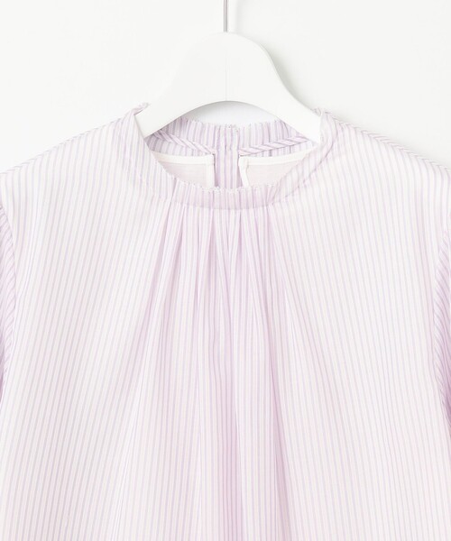 J.PRESS Ladies(J.プレス レディス)の「カチオン ストライプ カットソー(Tシャツ/カットソー・レディース・ホワイト系1/ライトグレー系1/ふじ色系1・SMALL)」の16枚目の写真