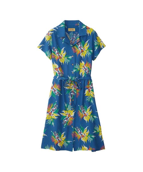 ヒステリックグラマーTROPIC LADYLAND柄 アロハワンピース HYSTERIC GLAMOUR（ヒステリックグラマー）の「TROPIC LADYLAND