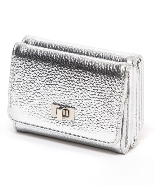 mysty woman（ミスティウーマン）の「しぼレザーミニウォレット 102545（財布・レディース・オフホワイト/シルバー・FREE）」の11枚目の写真