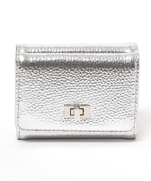 mysty woman（ミスティウーマン）の「しぼレザーミニウォレット 102545（財布・レディース・オフホワイト/シルバー・FREE）」の12枚目の写真