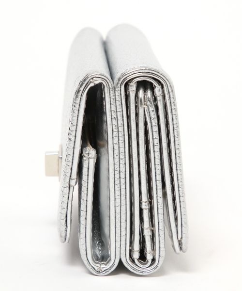 mysty woman（ミスティウーマン）の「しぼレザーミニウォレット 102545（財布・レディース・オフホワイト/シルバー・FREE）」の13枚目の写真