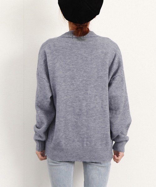 Miniministore(ミニミニストア)の「ニットカーディガン レディース 中厚手(カーディガン/ボレロ・レディース・グレー/ライトブラウン/ブラック・フリー)」の14枚目の写真