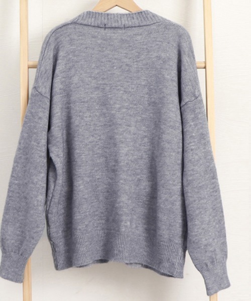Miniministore(ミニミニストア)の「ニットカーディガン レディース 中厚手(カーディガン/ボレロ・レディース・グレー/ライトブラウン/ブラック・フリー)」の16枚目の写真
