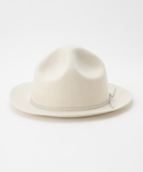 BEAMS（ビームス）の「◆BRIXTON×BEAMS / 別注 CRESENT（マウンテンハット）（ハット・メンズ・ホワイト/ブラック・MEDIUM）」の5枚目の写真