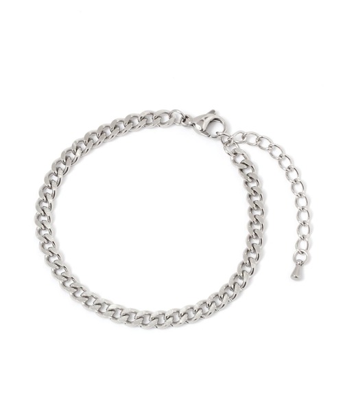 GLOBAL WORK（グローバルワーク）の「UNISEX/ステンレスブレスレット/993938（ブレスレット・メンズ・グレー系その他3/ブラック/その他/ライトグレー/グレー系その他/グレー系その他6/グレー系その他4/グレー・FREE）」の4枚目の写真