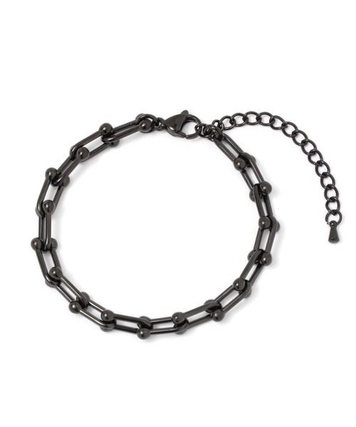 GLOBAL WORK（グローバルワーク）の「UNISEX/ステンレスブレスレット/993938（ブレスレット・メンズ・グレー系その他3/ブラック/その他/ライトグレー/グレー系その他/グレー系その他6/グレー系その他4/グレー・FREE）」の2枚目の写真