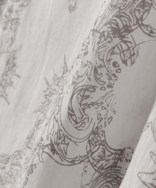 KMRii(ケムリ)の「KMRii/ケムリ/Magnolia Layered Shirt(シャツ/ブラウス・メンズ・ブラック/ホワイト・1/3/2)」の9枚目の写真