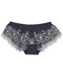 fran de lingerie（フランデランジェリー）の「軽やかに揺れるチュールフラワー贅沢な可愛さ！ 「ノーブルティアラブラ002 フレア」 フレアショーツ（ショーツ）」