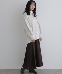 モヘアライクニットプルオーバー