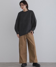 モヘアライクニットプルオーバー