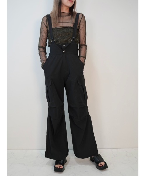 CECIL McBEE（セシルマクビー）の「サスペンダー付きナイロンカーゴ