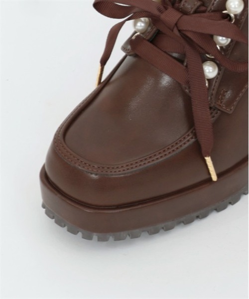 axes femme POETIQUE(アクシーズファムポエティック)の「レースアップシューズ(パンプス・レディース・ブラック/ブラウン・MEDIUM/LARGE)」の5枚目の写真