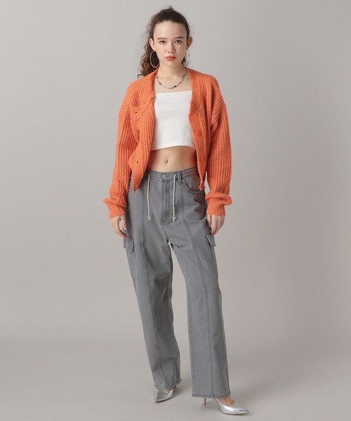 FOREVER 21（フォーエバー トゥエンティーワン）の「【2024SS】カーゴデザインデニム（デニムパンツ・レディース・ブラック/ライトブルー・SMALL/MEDIUM）」の19枚目の写真