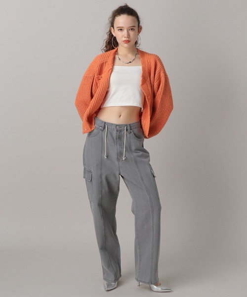 FOREVER 21（フォーエバー トゥエンティーワン）の「【2024SS】カーゴデザインデニム（デニムパンツ・レディース・ブラック/ライトブルー・SMALL/MEDIUM）」の6枚目の写真