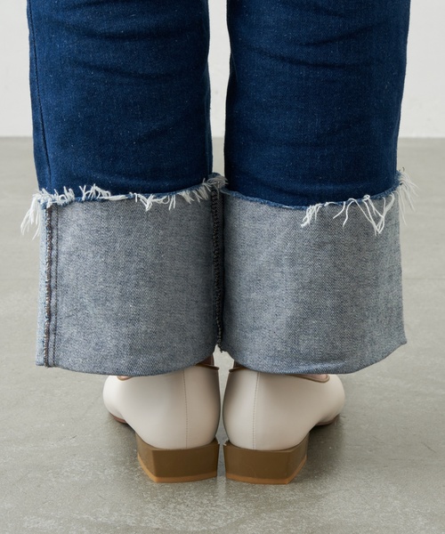 GRISE（グリーズ）の「GRISE2.5cmナロースクエアシームフラット（その他シューズ・レディース・ホワイト/カーキ/ブラック系その他/シルバー・24cm/25cm/22.5cm/23.5cm/23cm/22cm/24.5cm）」の22枚目の写真